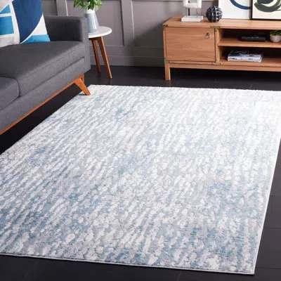 Safavieh Lagoon Machine Made Area Rug, Blue / Grey Contemporary Style Easy Care