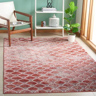 Safavieh Lagoon Machine Made Area Rug, Brown / Ivory Contemporary Style Easy Care
