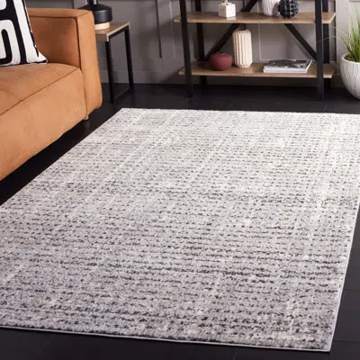 Safavieh Lagoon Machine Made Area Rug, Grey / Beige Contemporary Style Easy Care In Gray