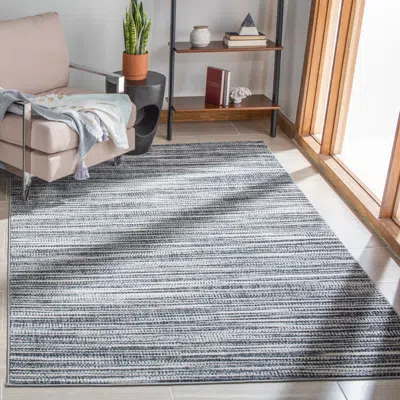 Safavieh Lagoon Machine Made Area Rug, Grey / Ivory Contemporary Style Easy Care