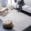 Safavieh Lagoon Machine Made Area Rug, Grey / Ivory Contemporary Style Easy Care In White
