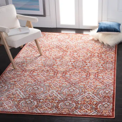 Safavieh Lagoon Machine Made Area Rug, Light Brown / Ivory Traditional Style Easy Care