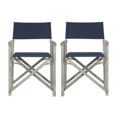 Safavieh Laguna Outdoor Collection 2-pc. Lounge Chair In Gray