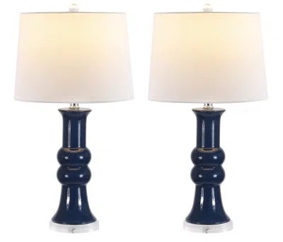 Safavieh Lamber 26" Table Lamp In Blue
