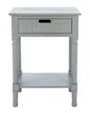 Safavieh Landers 1-drawer Accent Table In Grey