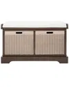 Safavieh Landers 2- Drawer Cushioned Storage Bench