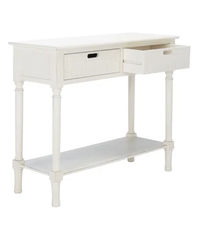 Safavieh Landers 2 Drawer Console In White