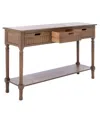 Safavieh Landers 3 Drawer Console In Brown