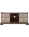 Safavieh Landers 4-drawer Media Stand In Brown
