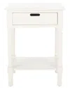 Safavieh Landers 1 Drw Accent Table In White