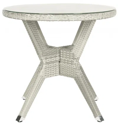 Safavieh Langer Round Dining Table In Gray