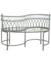 Safavieh Lara Kissing Bench In Green