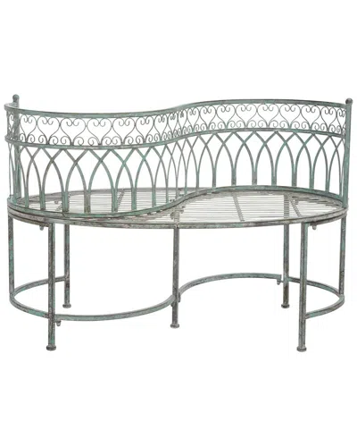 Safavieh Lara Kissing Bench In Green