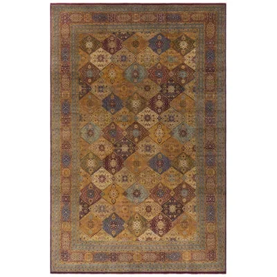 Safavieh Lavar Hand Knotted Wool Pile Oriental Rug In Multi,rust