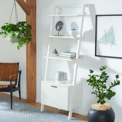 Safavieh Lavina 3 Shelf 1 Door Etagere In White