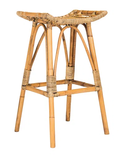 Safavieh Leda Rattan Bar Stool