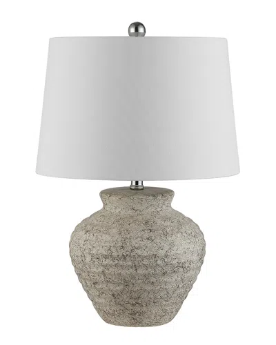 Safavieh Ledger Ceramic Table Lamp In Gray