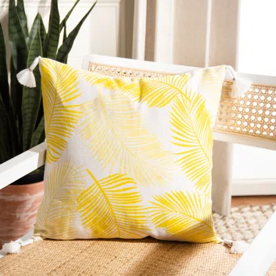 Safavieh Lemi Pillow In Yellow