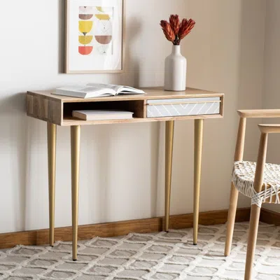 Safavieh Leni Desk In Neutral