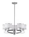 Safavieh Lenora 5-light Drum Adjustable Pendant