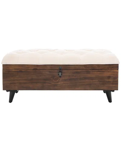Safavieh Liam Tufted Cocktail Ottoman In Multi