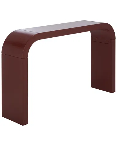 Safavieh Liasonya Curved Console Table In Brown