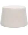 Safavieh Liesel Wide Flared Ottoman In White