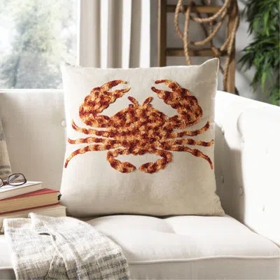 Safavieh Lilia Cotton Throw Pillow In Neutral