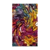 Safavieh Lilly Abstract Shag Rectangular Rugs In Multi