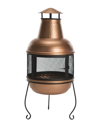 Safavieh Lima Copper Fire Pit In Brown