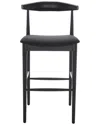 Safavieh Lionel Retro Barstool In Black