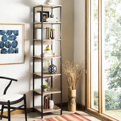 Safavieh Lisa Retro Mid Century 7 Tier Etagere In Neutral