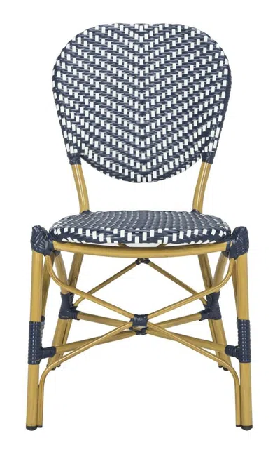 Safavieh Lisbeth French Bistro Side Chair In Blue