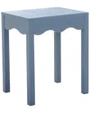 Safavieh Litith Square Wave Accent Table In Blue