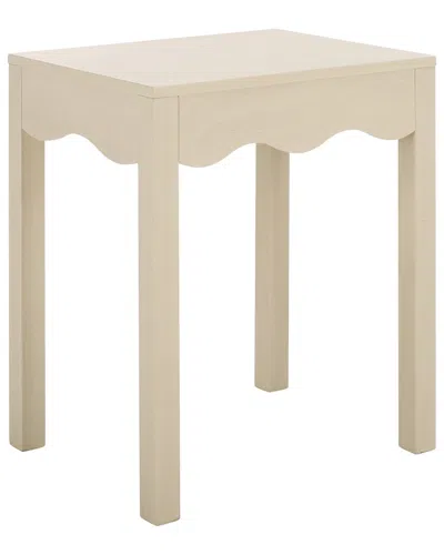 SAFAVIEH SAFAVIEH LITITH SQUARE WAVE ACCENT TABLE