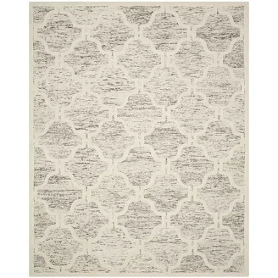 Safavieh Liz Geometric Hand Tufted Wool Rug In Gray
