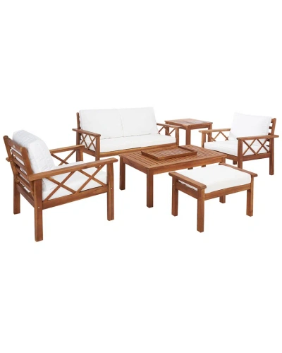 Safavieh Loanna 6pc Outdoor Living Set In White