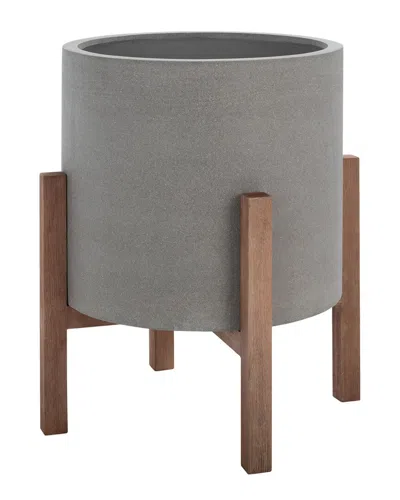 Safavieh Loflen Planter In Grey