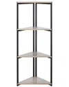 Safavieh Logan 4-tier Corner Bookshelf In Gray