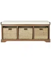 Safavieh Lonan Storage Bench In Brown