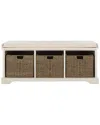 Safavieh Lonan Storage Bench In White