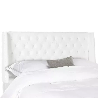 Safavieh London Woven Upholstered Headboard In White
