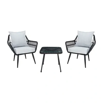 Safavieh Londyn Lounge Set In Black