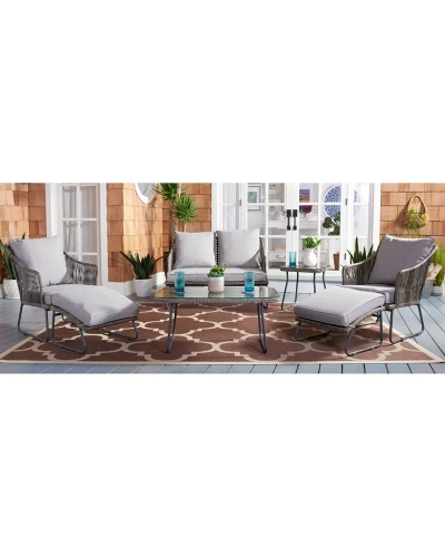 Safavieh Lonra 7 Pc Lounger Set In Grey