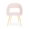 Safavieh Lorina Dining Chair In Light Pink