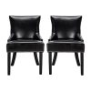 Safavieh Lotus Kitchen Collection 2-pc. Upholstered Dining Chair In Black