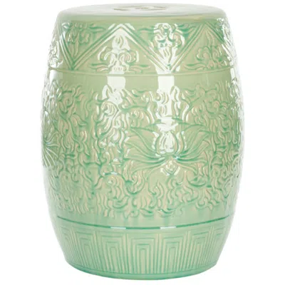 Safavieh Lotus Lime Green Ceramic Garden Stool
