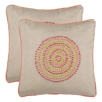 Safavieh Love Knots Linen Throw Pillow