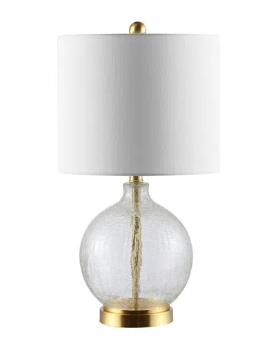 Safavieh Lovell Glass Table Lamp In Transparent
