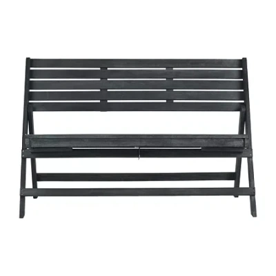 Safavieh Luca Collection Folding Bench In Gray